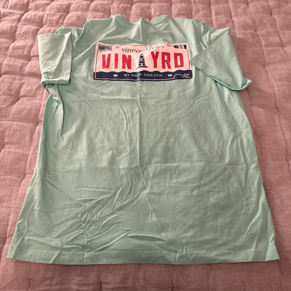 Vineyard Vines Light Green Short Sleeve Tee - Picture 3 of 4